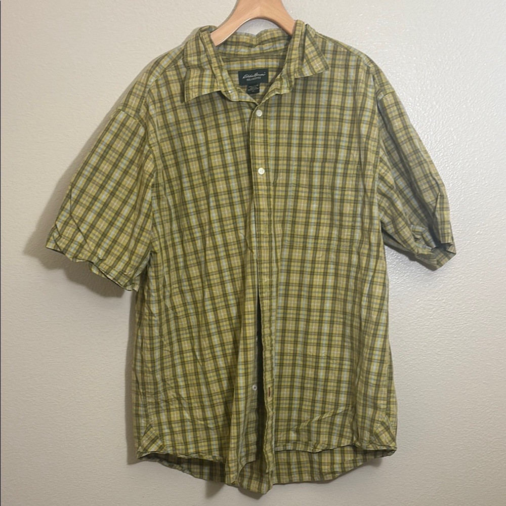 Eddie Bauer Men Button Down Relaxed Fit